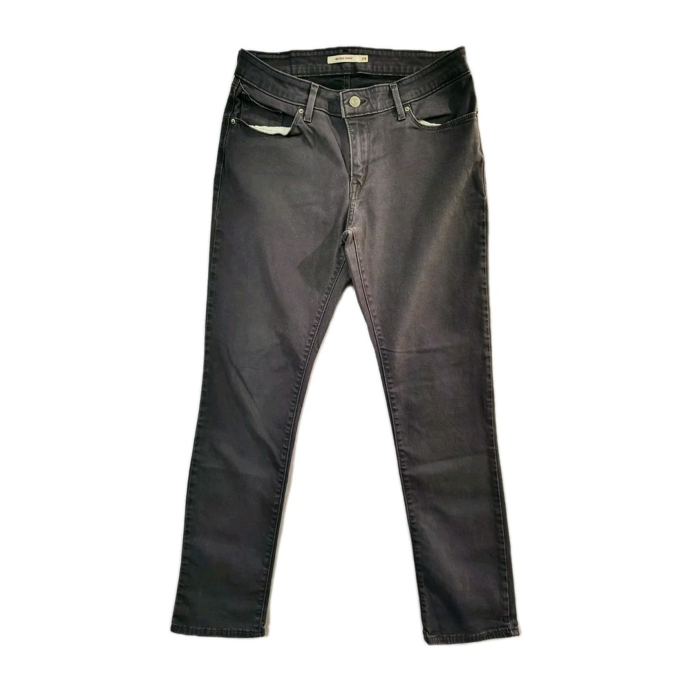 Levi's Womens Size 29 8M Mid rise Skinny‎ Slim Stretch Jeans Denim Purple